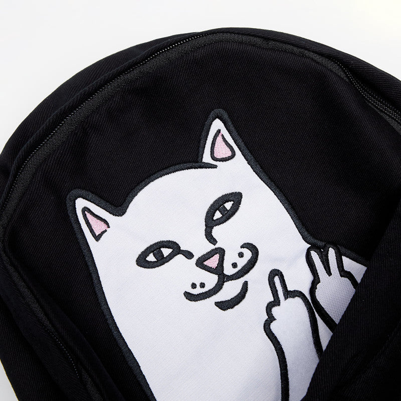 RIPNDIP Lord Nermal Velcro Hands Backpack Black 28