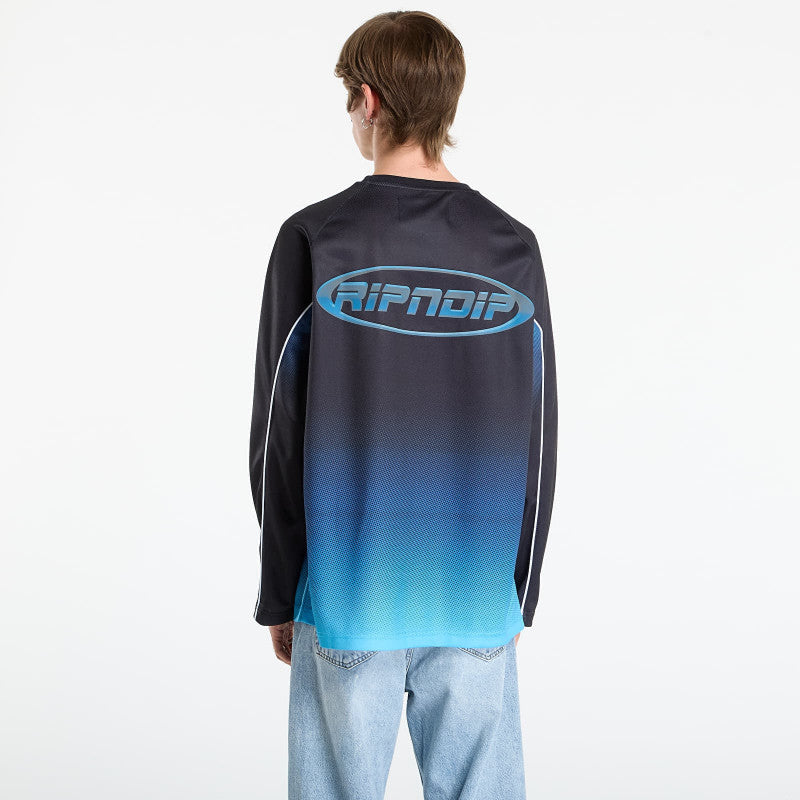 RIPNDIP Surround Sound Hockey Jersey Black/ Blue