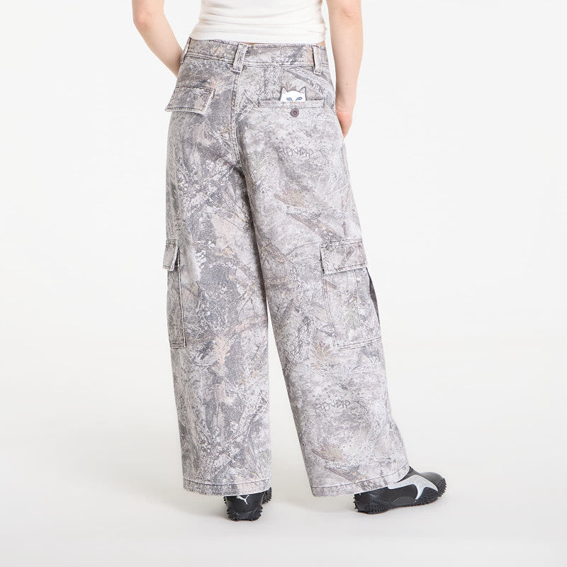 RIPNDIP Nerm Tree Camo Extra Wide Cargo Pants Nerm Tree Camo