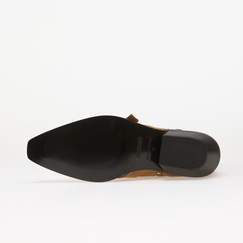 Alohas Eras Suede Leather Ankle Boots Tan