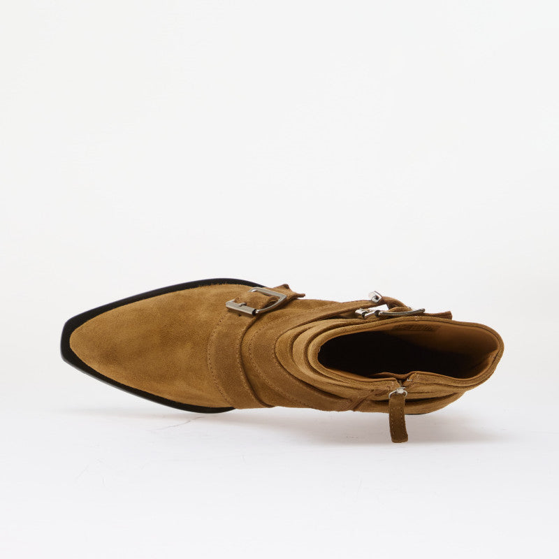 Alohas Eras Suede Leather Ankle Boots Tan