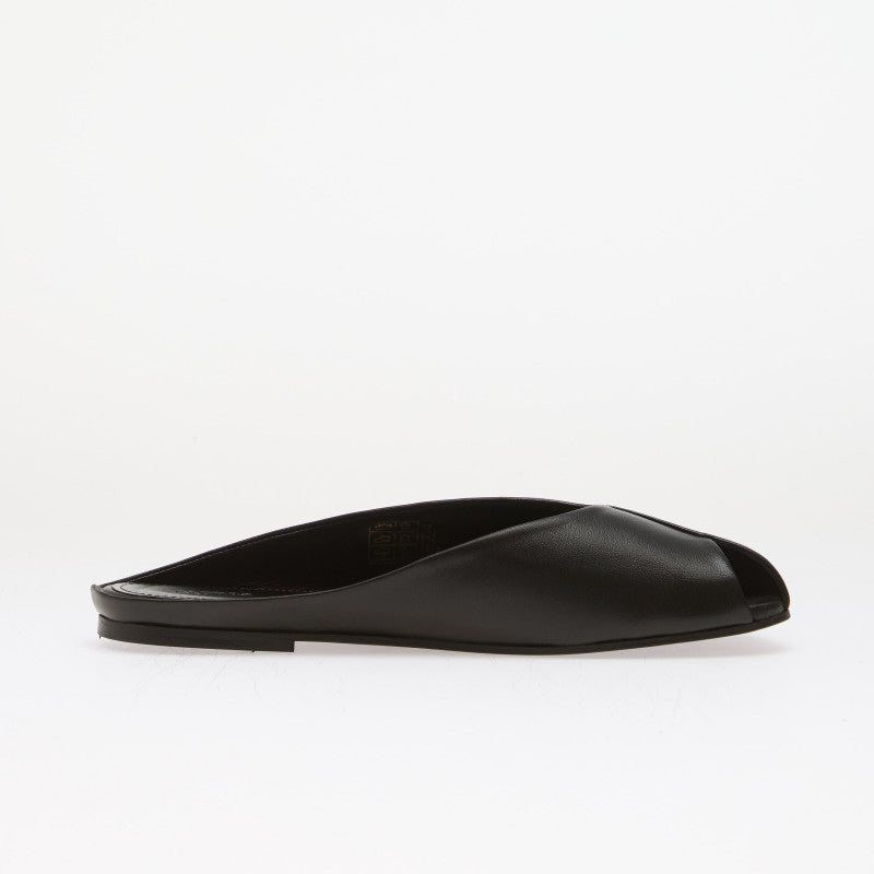 Alohas Timmy Black Leather Mules Black