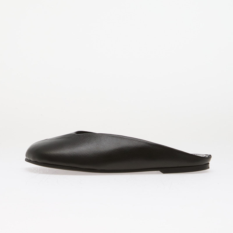 Alohas Timmy Black Leather Mules Black
