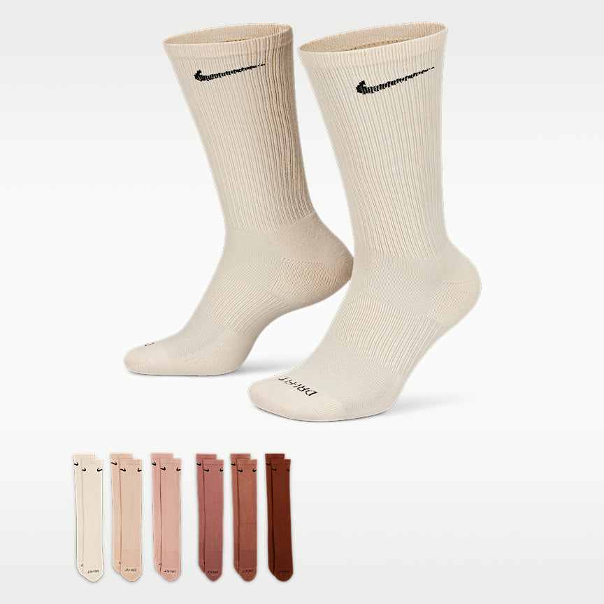 Nike Everyday Plus Cushioned Training Crew kojinės (6 poros)