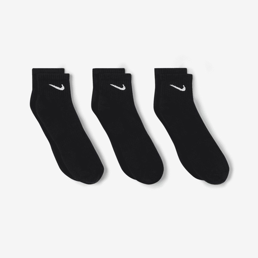 Nike Everyday Cushioned Training Ankle kojinės (3 poros)