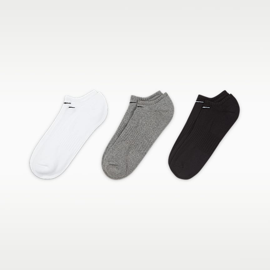 Nike Everyday CushionedTraining No-Show kojinės (3 poros)