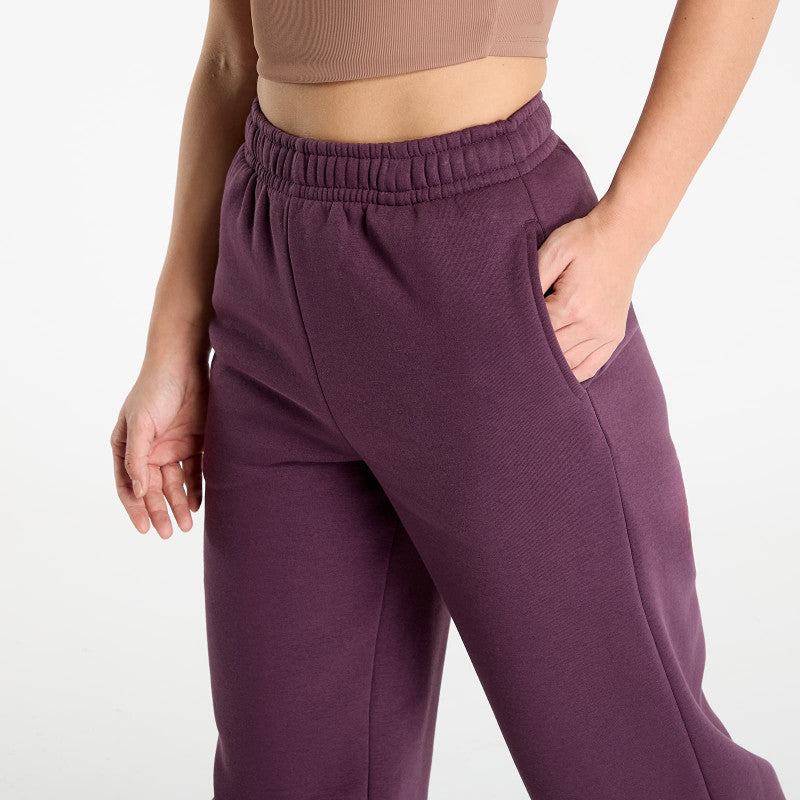 Urban Classics Ladies Fluffy Sweatpants Plum Purple