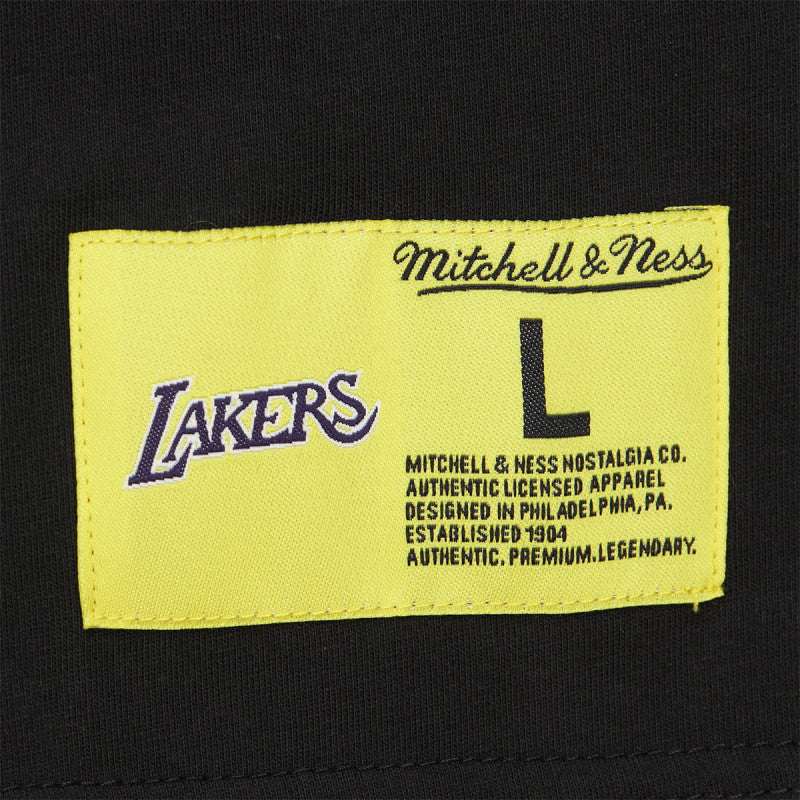 Mitchell & Ness NBA HW Neon Pop Player SS Tee Vintage Logo Los Angeles Lakers Magic Johnson
