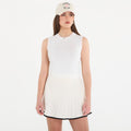 GUESS Gabry Sleeveless Sweater Top Neige White