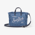 MC2 Saint Barth Vanity Mini Tweed N Bag Denim Blue