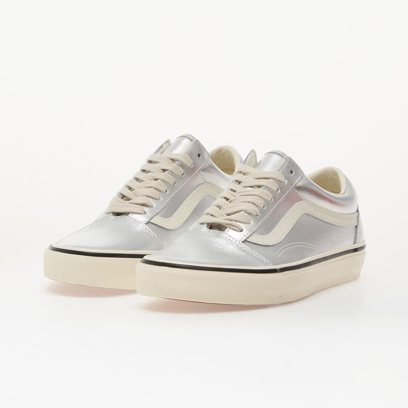 Vans Old Skool Leather Metallic Silver