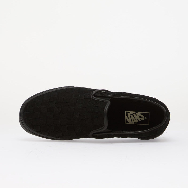 Vans Classic Slip-On Woven Suede Black/ Black