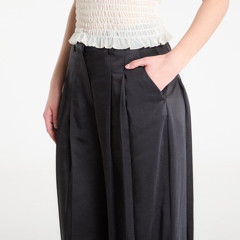AllSaints Poppy Satin Trouser Black