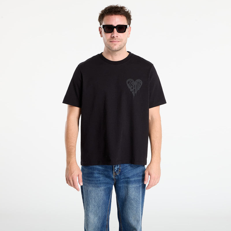 AllSaints Poster Graphic Boyfriend T-Shirt Black