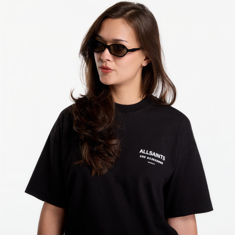 AllSaints Eliana Etta Tee Black