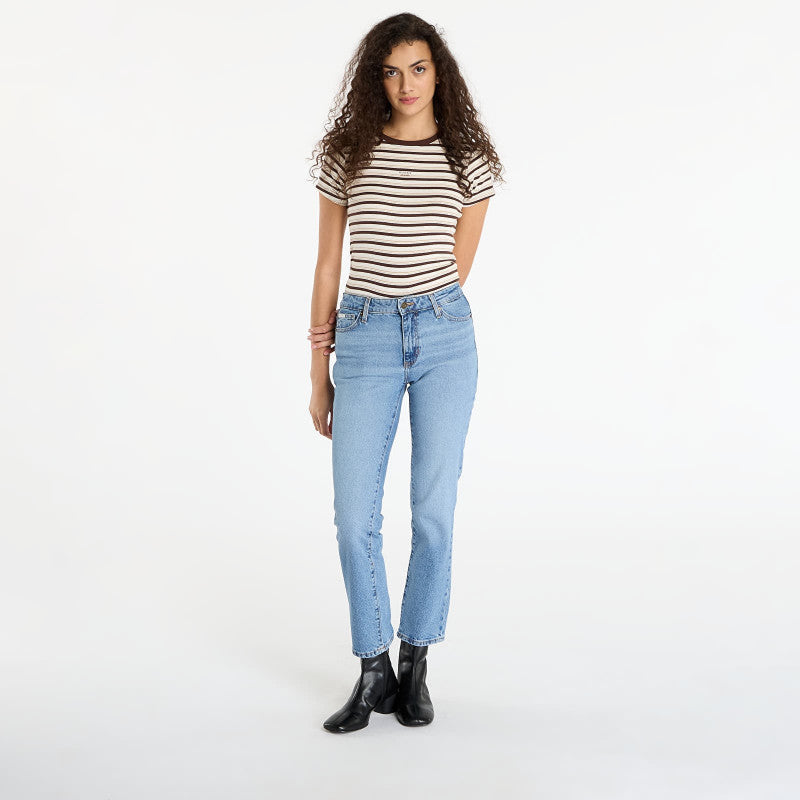 Jeansy Guess Jeans G08 Mid Rise Stra Denim Light Blue