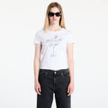 GUESS Ss Tini Boots Bling Baby Tee White
