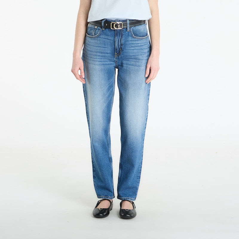 Jeansy Guess Jeans New Mom Jeans Blush Breeze Wash