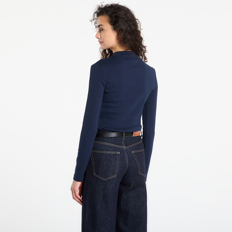Tommy Hilfiger Slim Cody Mock-Neck Ls Dark Night Navy