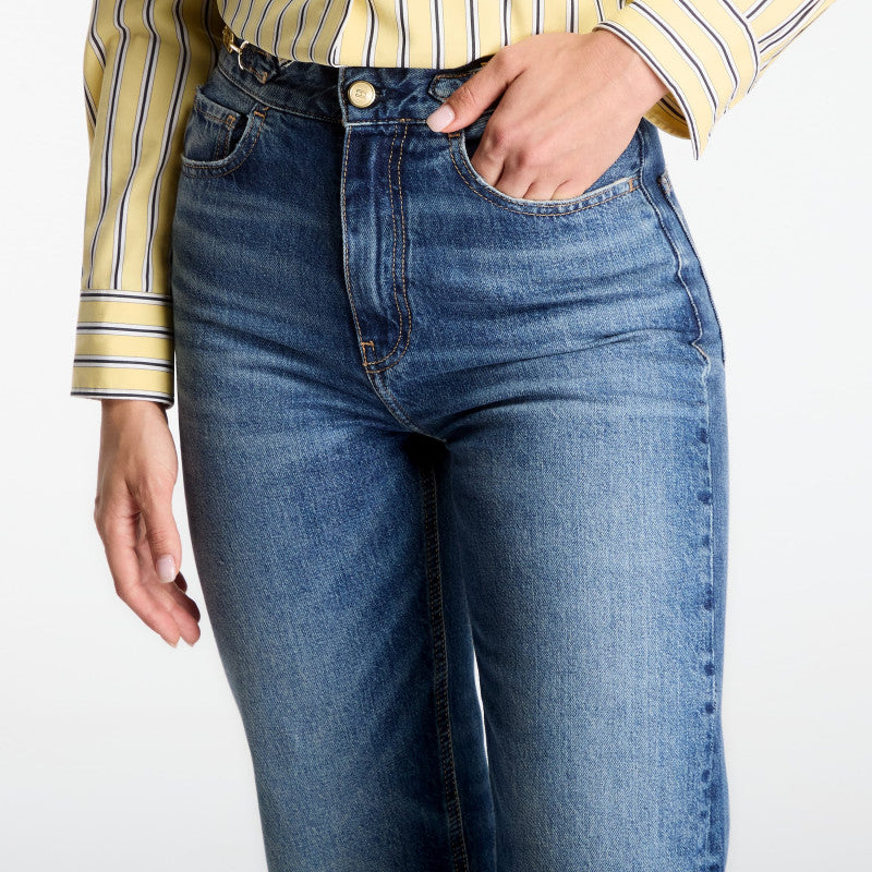 Jeansy Tommy Hilfiger Tapered Cam Hw Ankle Jeans Cam Mid
