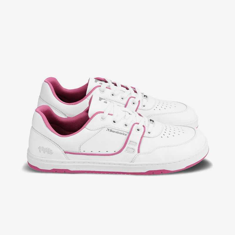 Barebarics Arise White & Raspberry Pink